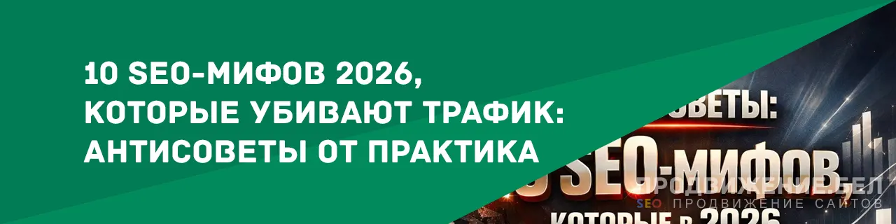 10 SEO-мифов 2026, которые убивают трафик: антисоветы от практика
